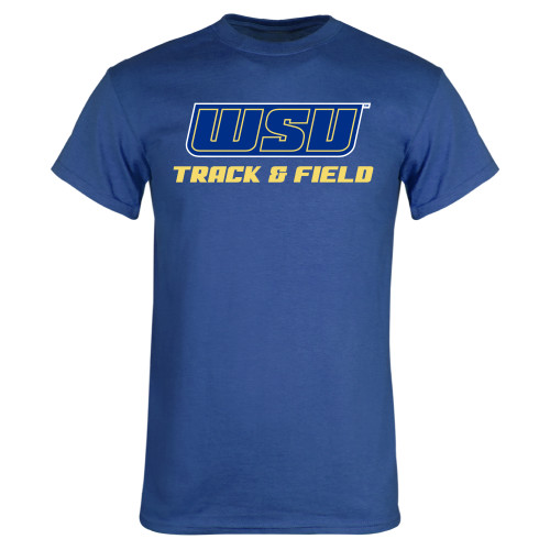  Royal T Shirt - Track and Field