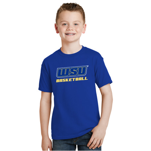  Youth Royal T Shirt - Basketball
