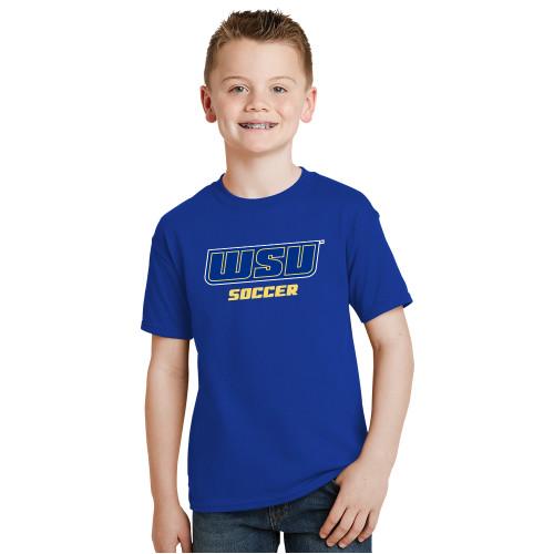  Youth Royal T Shirt - Soccer
