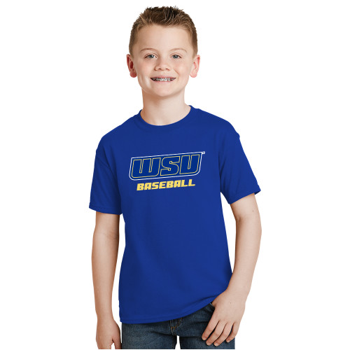  Youth Royal T Shirt - Baseball