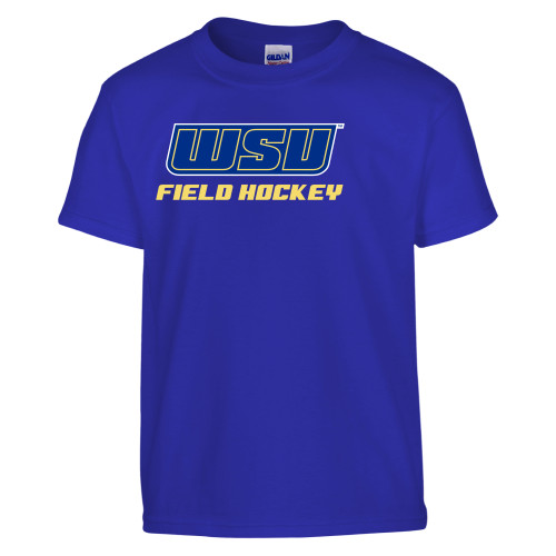  Youth Royal T Shirt - Field Hockey