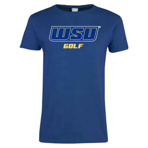  Womens Royal Short Sleeve Tee - Golf