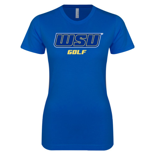  Next Level Womens Royal Boyfriend Tee - Golf