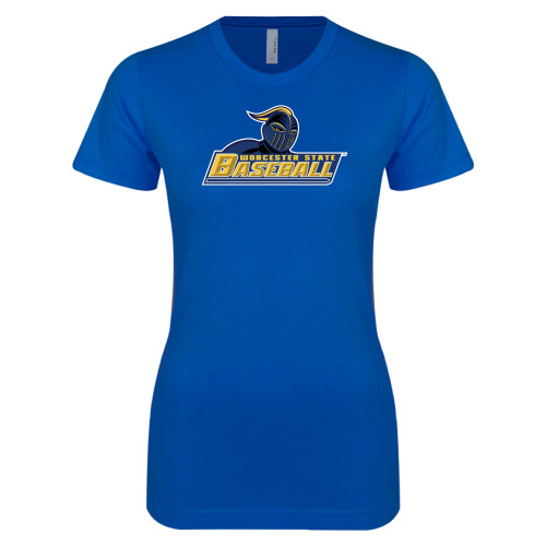  Next Level Womens Royal Boyfriend Tee - Baseball