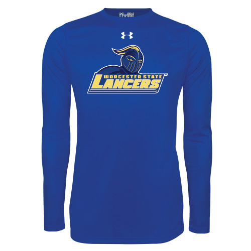  Under Armour Royal Long Sleeve Tech Tee - Primary Mark