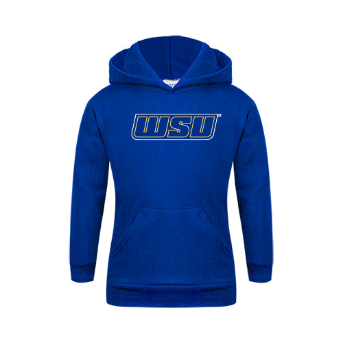  Youth Royal Fleece Hoodie - WSU