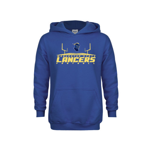  Youth Royal Fleece Hoodie - Football Field