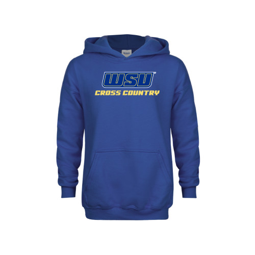  Youth Royal Fleece Hoodie - Cross Country