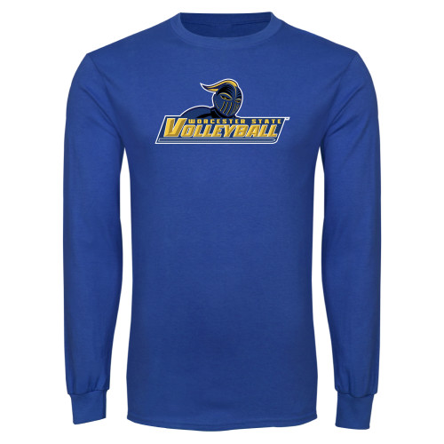  Royal Long Sleeve T Shirt - Volleyball