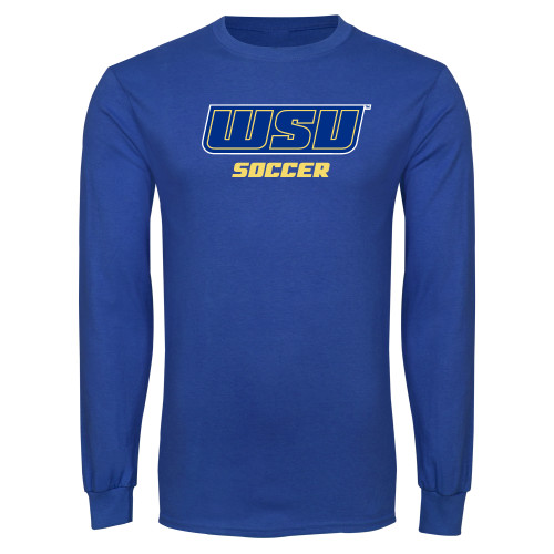  Royal Long Sleeve T Shirt - Soccer