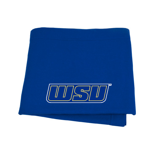  Royal Sweatshirt Blanket - WSU