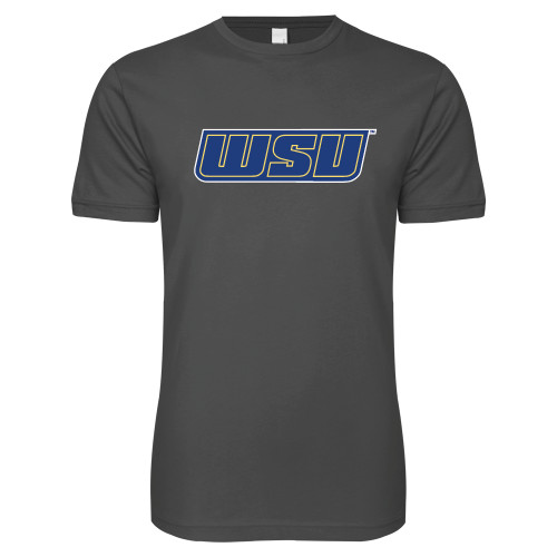  Next Level Charcoal SoftStyle T Shirt - WSU