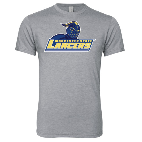  Next Level Heather Grey Triblend Tee - Primary Mark