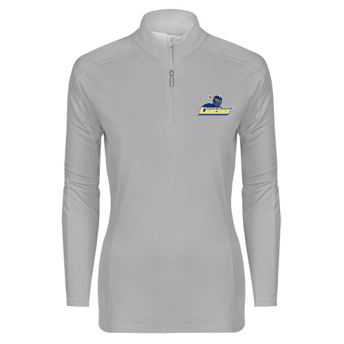  Syntrel Womens Platinum Interlock 1/4 Zip - Primary Mark