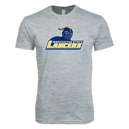  Next Level Heather Grey SoftStyle T Shirt - Primary Mark