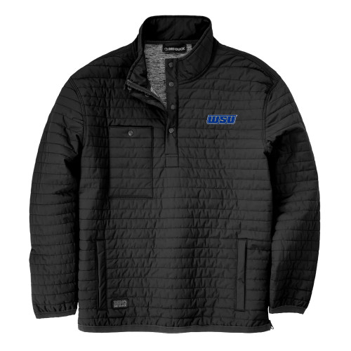  DRI DUCK Black Keystone Quilted Pullover - WSU