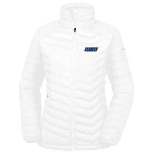  Columbia Womens White Powder Lite Jacket - WSU
