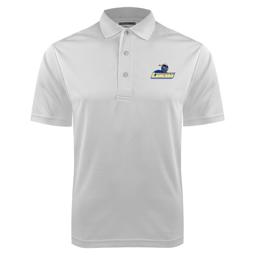  White Dry Mesh Polo - Primary Mark