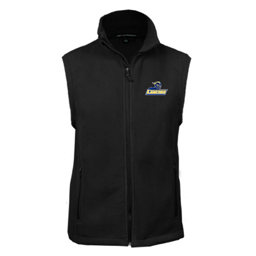  Black Fleece Full Zip Vest - Primary Mark