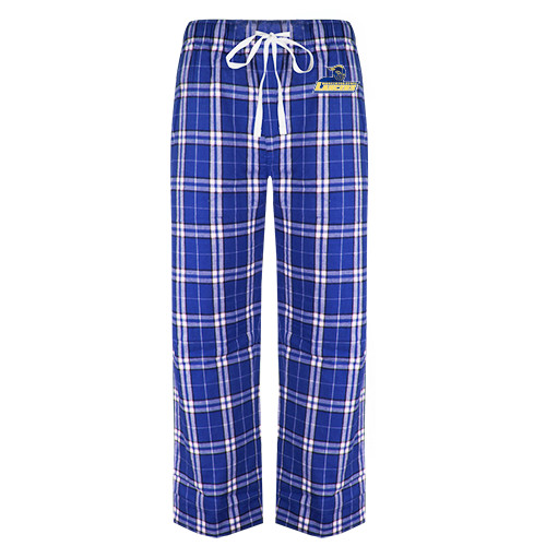  Royal/White Flannel Pajama Pant - Primary Mark