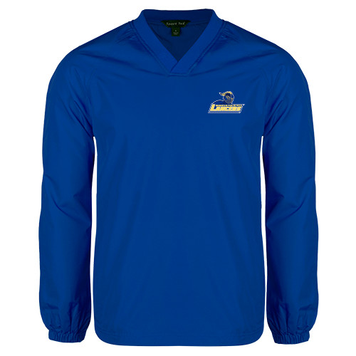  Royal V Neck Raglan Windshirt - Primary Mark