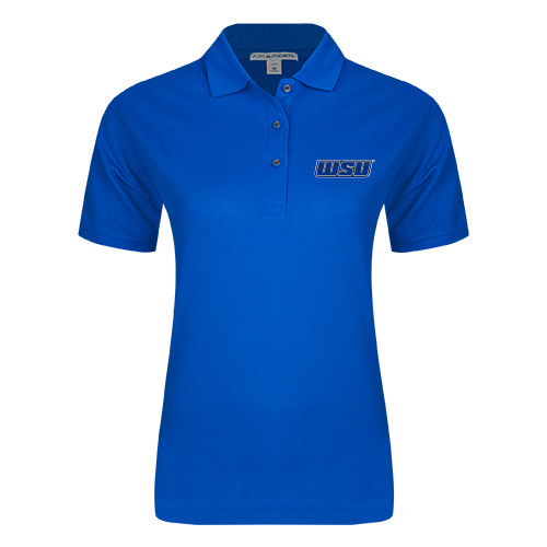  Womens Silk Touch Royal Pique Polo - WSU