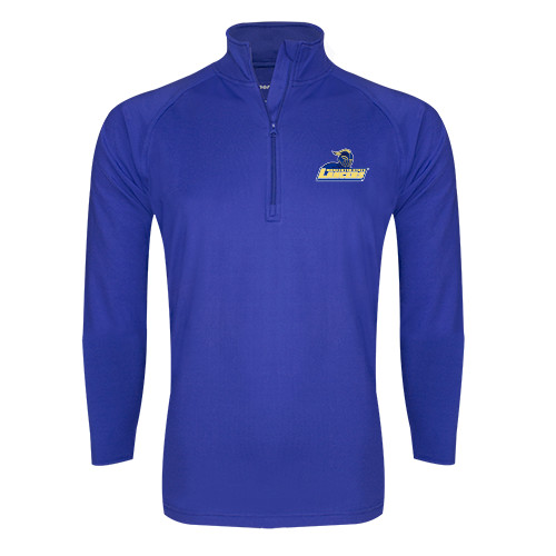  Sport Tek Royal Sport Wick Stretch 1/2 Zip Pullover - Primary Mark
