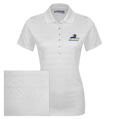  Callaway Womens White Opti Vent Polo - Primary Mark