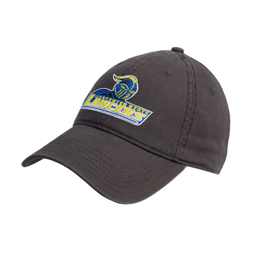  Charcoal Unstructured Adjustable Low Profile Hat - Primary Mark