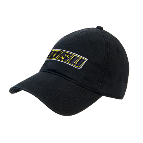  Black Unstructured Adjustable Low Profile Hat - WSU