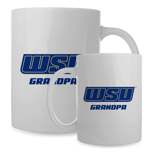  Full Color White Mug 15oz - Grandpa
