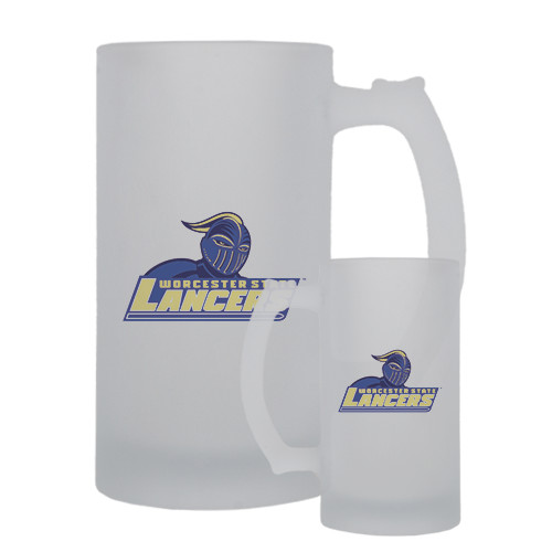  Full Color Decorative Frosted Glass Mug 16oz - Primary Mark