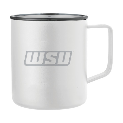  Rover Camp Vacuum Insulated White Mug 14oz - WSU