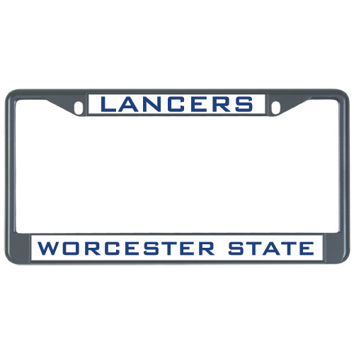  Metal License Plate Frame in Black - Lancers