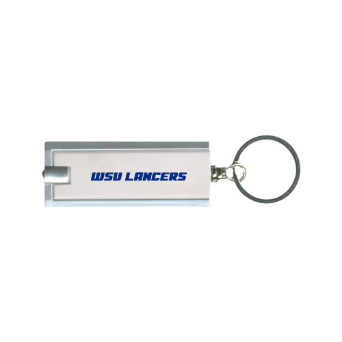  Turbo White Flashlight Key Holder - WSU Lancers