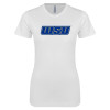 Thumbnail image for  Next Level Womens White Boyfriend Tee