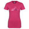Thumbnail image for  Next Level Womens Fuchsia Boyfriend Tee