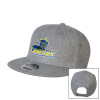 Thumbnail image for  Heather Grey Wool Blend Flat Bill Snapback Hat