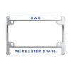 Thumbnail image for  Metal Motorcycle License Plate Frame in Chrome
