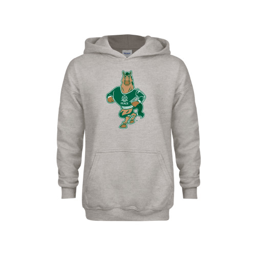  Youth Grey Fleece Hood - Peace Pacers