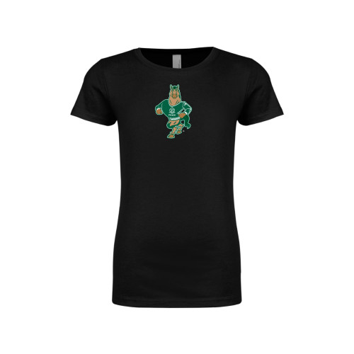  Next Level Girls Black Fashion Fit T Shirt - Peace Pacers