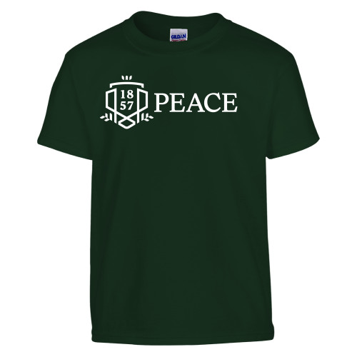  Youth Dark Green T Shirt - Primary Shield Horizontal