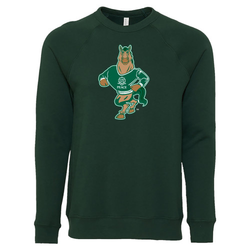 William Peace Bella + Canvas Forest Green Fleece Crew