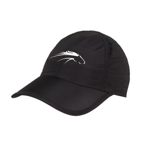  Womens Black Performance Cap - William Peace University Pacer Head