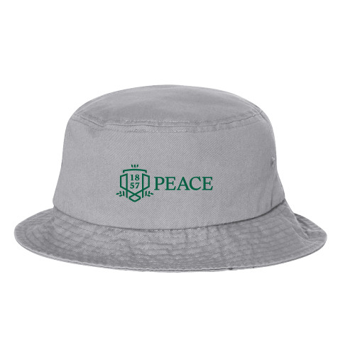  Sportsman Grey Bucket Hat - Primary Shield Horizontal