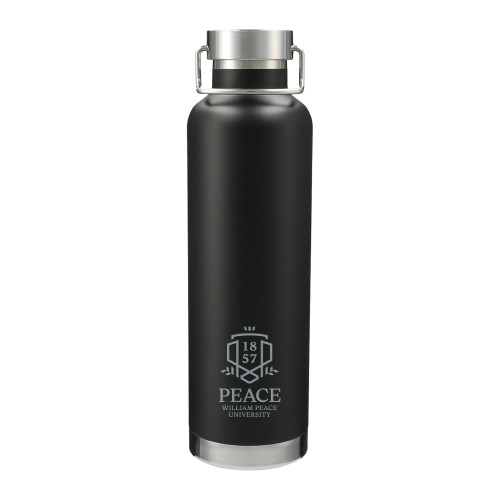  Thor Copper Vacuum Insulated Black Bottle 32oz - Formal Shield VerticalEngraved
