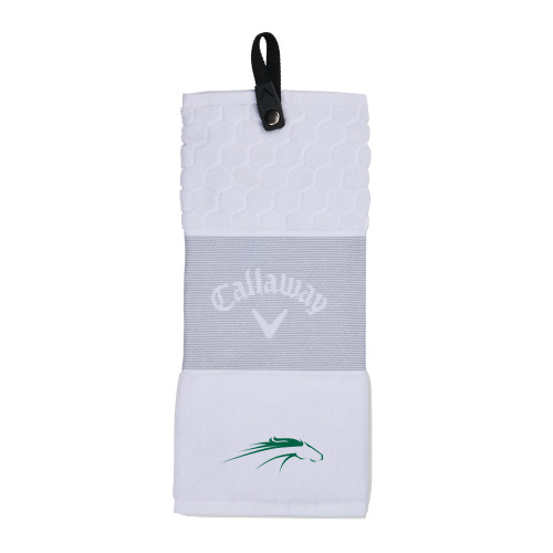  Callaway White Trifold Towel - William Peace University Pacer Head