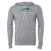 Thumbnail image for  Bella + Canvas Heather Grey Fleece Hood