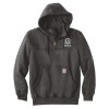 Thumbnail image for  Carhartt Charcoal Rain Defender Paxton Hooded Zip Sweatshirt