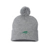 Thumbnail image for  Sportsman Heather Grey Pom Pom Cuffed Beanie